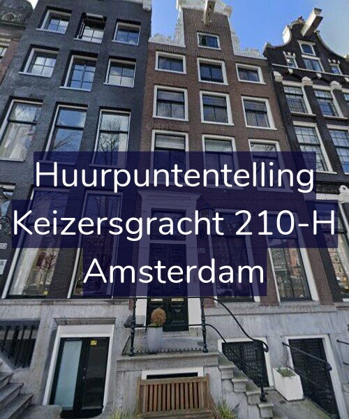Foto gevel Huurpuntentelling voor Keizersgracht 210-H, Amsterdam