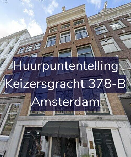 Foto gevel Huurpuntentelling voor Keizersgracht 378-B, Amsterdam
