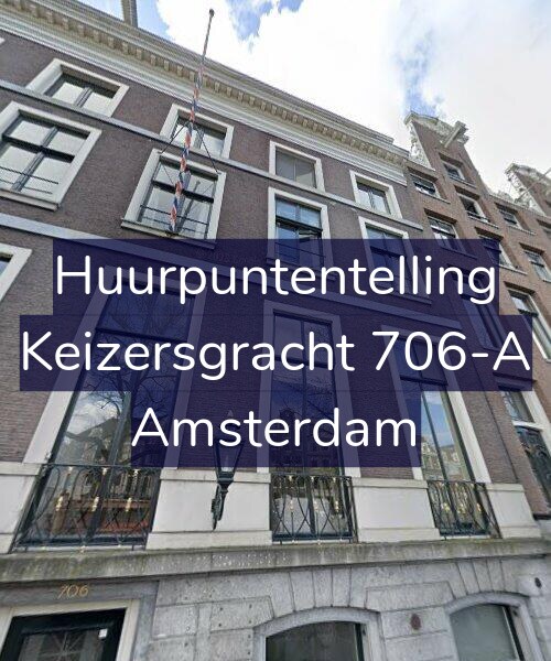 Foto gevel Huurpuntentelling voor Keizersgracht 706-A, Amsterdam