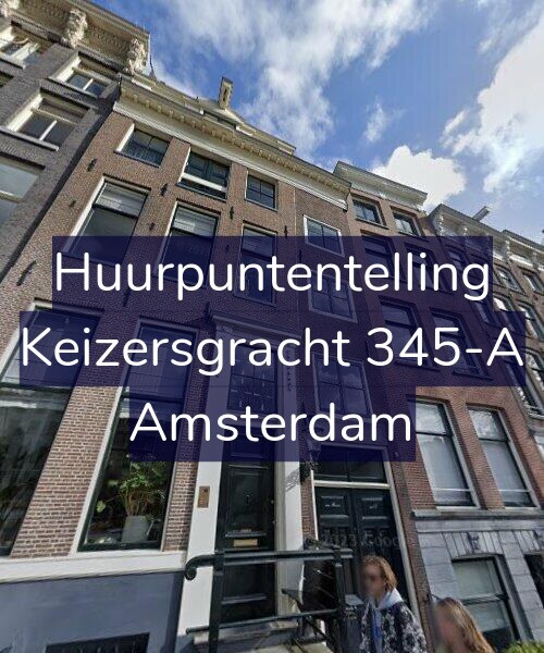 Foto gevel Huurpuntentelling voor Keizersgracht 345-A, Amsterdam
