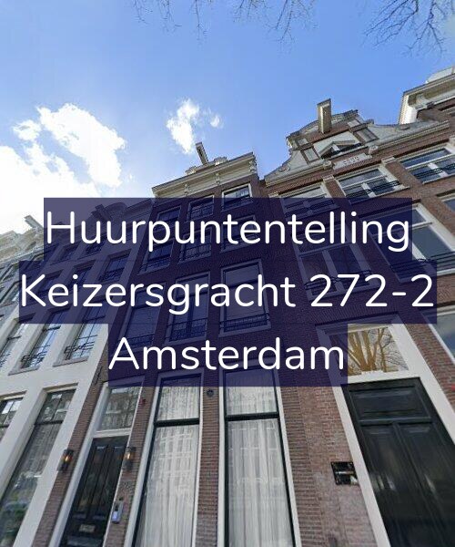 Foto gevel Huurpuntentelling voor Keizersgracht 272-2, Amsterdam