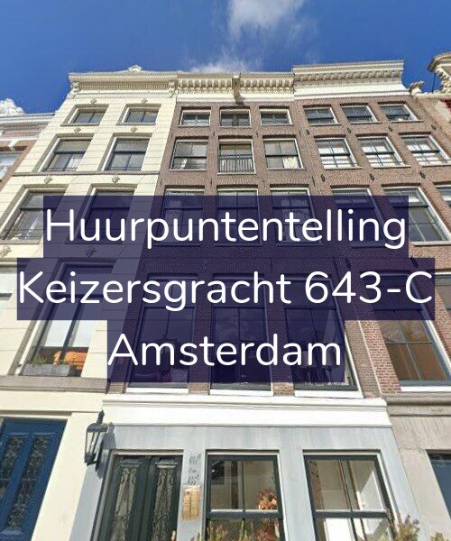 Foto gevel Huurpuntentelling voor Keizersgracht 643-C, Amsterdam