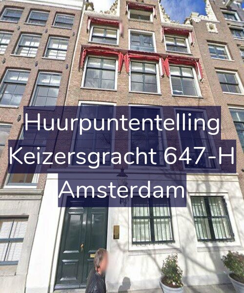 Foto gevel Huurpuntentelling voor Keizersgracht 647-H, Amsterdam