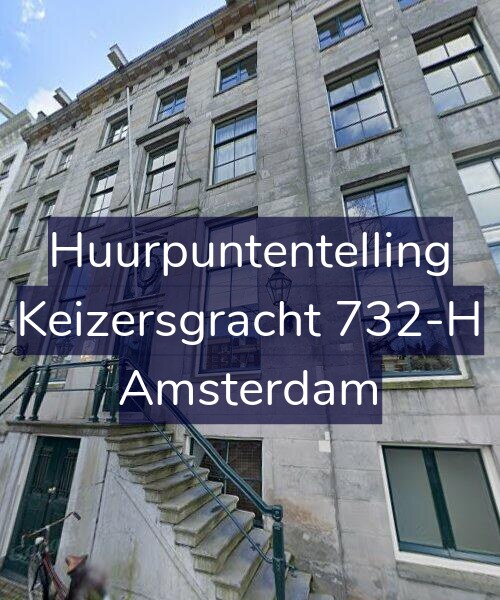Foto gevel Huurpuntentelling voor Keizersgracht 732-H, Amsterdam