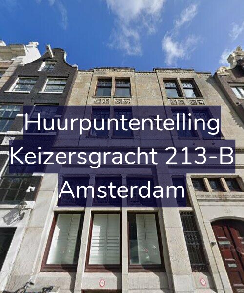 Foto gevel Huurpuntentelling voor Keizersgracht 213-B, Amsterdam