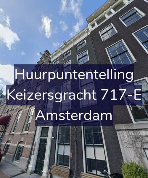 Foto gevel Huurpuntentelling voor Keizersgracht 717-E, Amsterdam