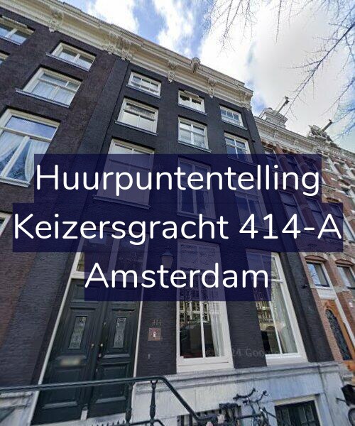Foto gevel Huurpuntentelling voor Keizersgracht 414-A, Amsterdam