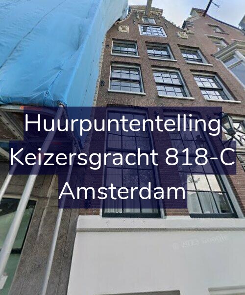 Foto gevel Huurpuntentelling voor Keizersgracht 818-C, Amsterdam