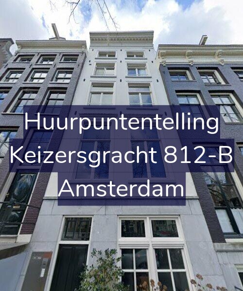 Foto gevel Huurpuntentelling voor Keizersgracht 812-B, Amsterdam