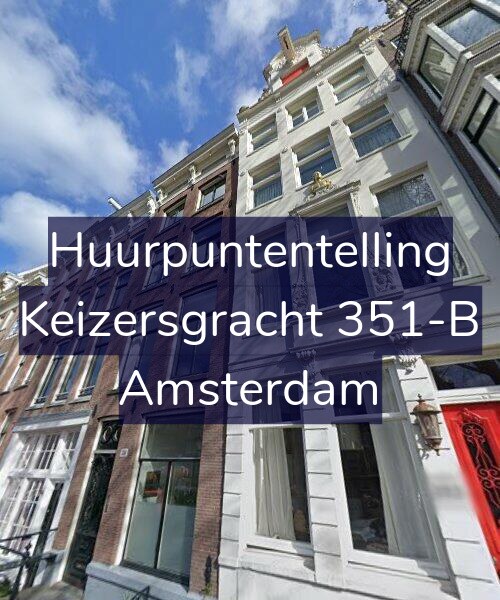 Foto gevel Huurpuntentelling voor Keizersgracht 351-B, Amsterdam