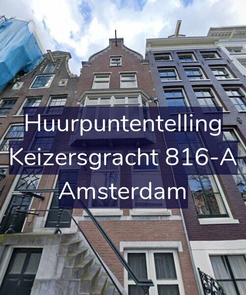 Foto gevel Huurpuntentelling voor Keizersgracht 816-A, Amsterdam