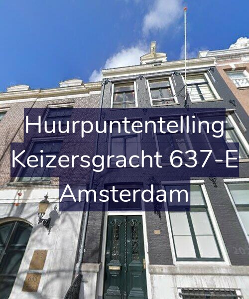 Foto gevel Huurpuntentelling voor Keizersgracht 637-E, Amsterdam