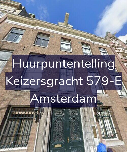 Foto gevel Huurpuntentelling voor Keizersgracht 579-E, Amsterdam