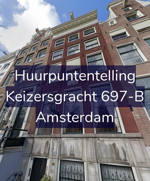Foto gevel Huurpuntentelling voor Keizersgracht 697-B, Amsterdam