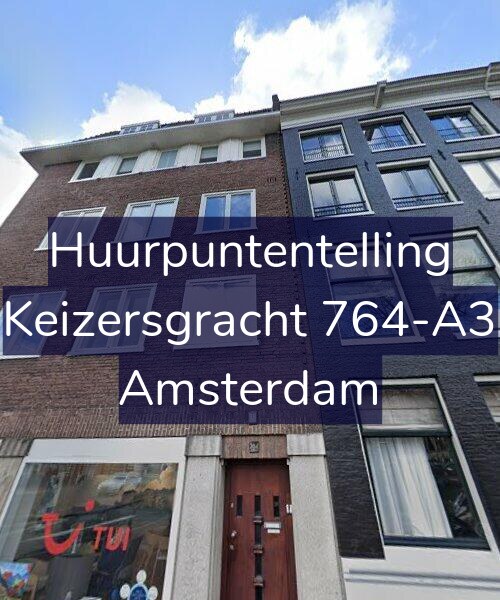 Foto gevel Huurpuntentelling voor Keizersgracht 764-A3, Amsterdam