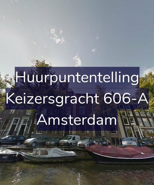 Foto gevel Huurpuntentelling voor Keizersgracht 606-A, Amsterdam