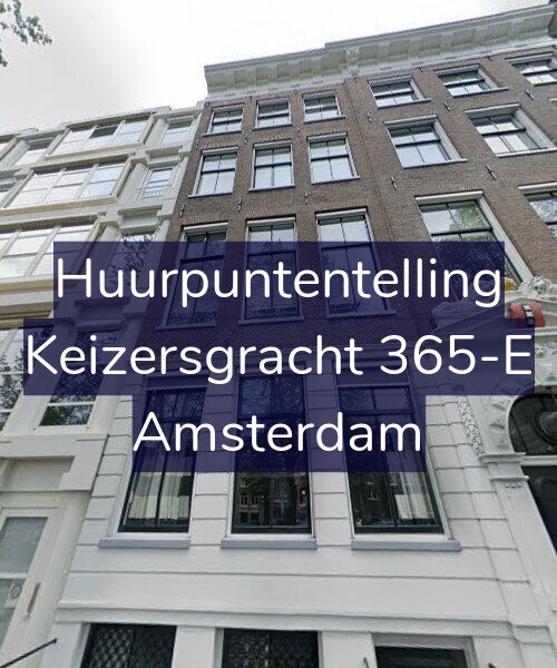 Foto gevel Huurpuntentelling voor Keizersgracht 365-E, Amsterdam