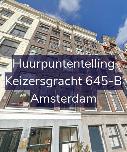 Foto gevel Huurpuntentelling voor Keizersgracht 645-B, Amsterdam