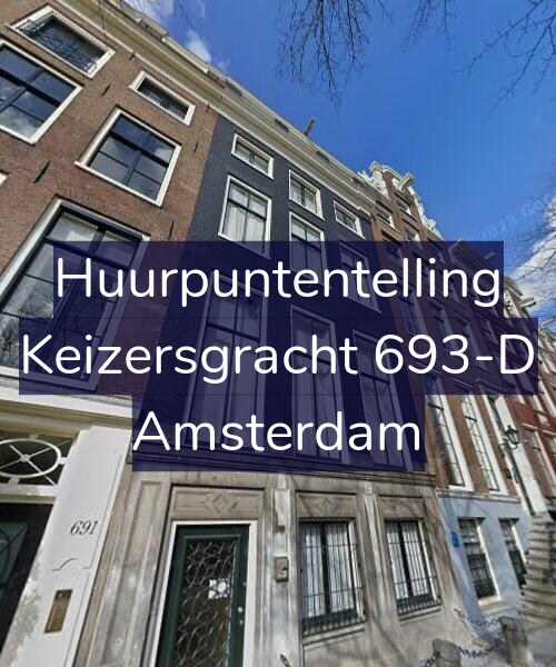 Foto gevel Huurpuntentelling voor Keizersgracht 693-D, Amsterdam