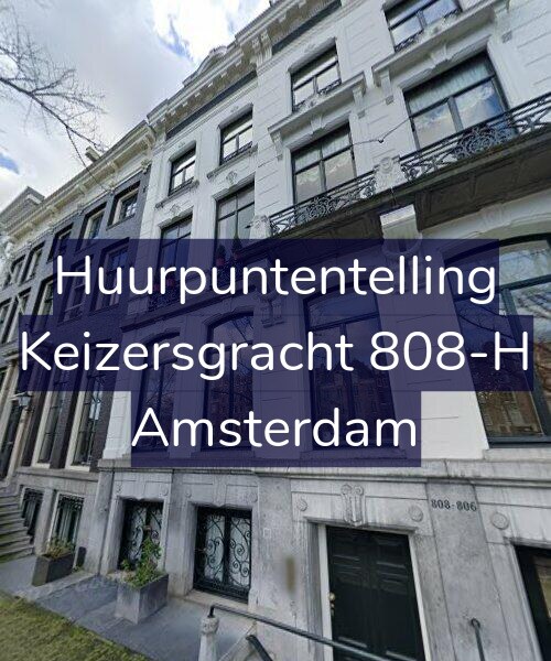 Foto gevel Huurpuntentelling voor Keizersgracht 808-H, Amsterdam