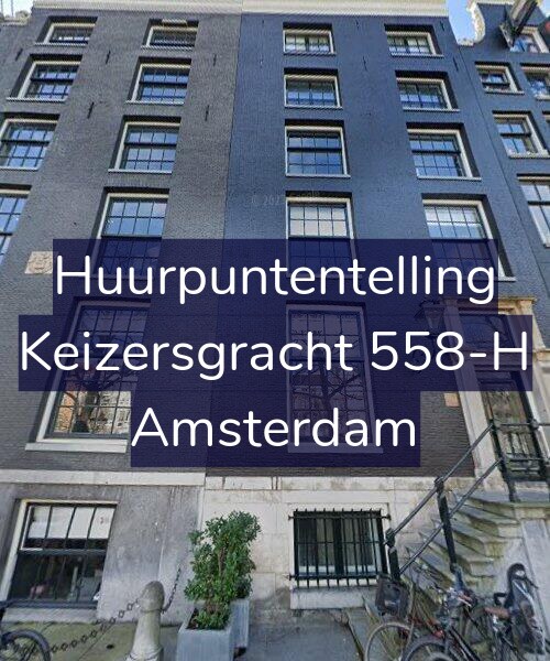 Foto gevel Huurpuntentelling voor Keizersgracht 558-H, Amsterdam