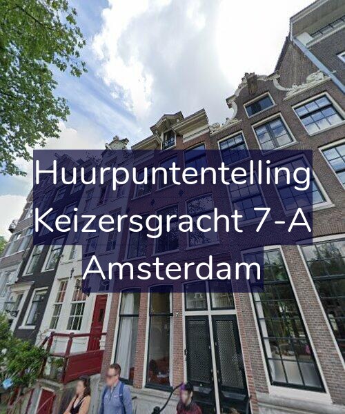 Foto gevel Huurpuntentelling voor Keizersgracht 7-A, Amsterdam