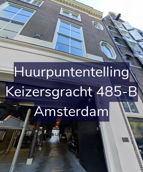 Foto gevel Huurpuntentelling voor Keizersgracht 485-B, Amsterdam