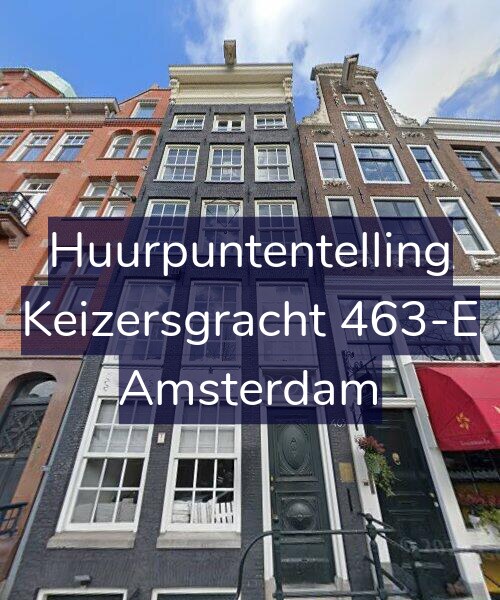 Foto gevel Huurpuntentelling voor Keizersgracht 463-E, Amsterdam