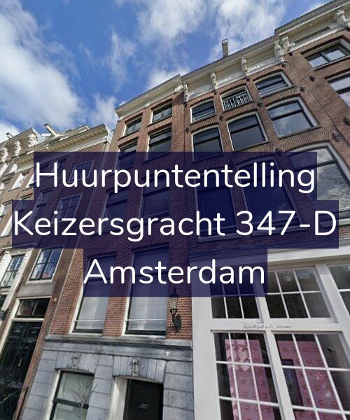 Foto gevel Huurpuntentelling voor Keizersgracht 347-D, Amsterdam