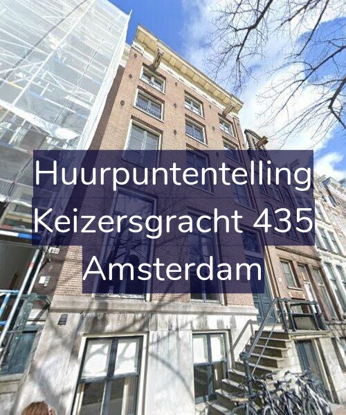 Foto gevel Huurpuntentelling voor Keizersgracht 435, Amsterdam