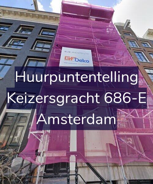 Foto gevel Huurpuntentelling voor Keizersgracht 686-E, Amsterdam