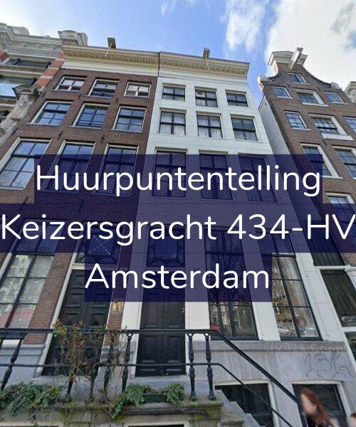 Foto gevel Huurpuntentelling voor Keizersgracht 434-HV, Amsterdam