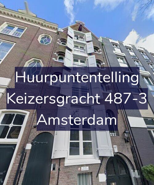 Foto gevel Huurpuntentelling voor Keizersgracht 487-3, Amsterdam