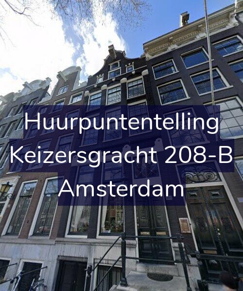 Foto gevel Huurpuntentelling voor Keizersgracht 208-B, Amsterdam