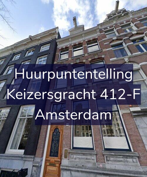 Foto gevel Huurpuntentelling voor Keizersgracht 412-F, Amsterdam