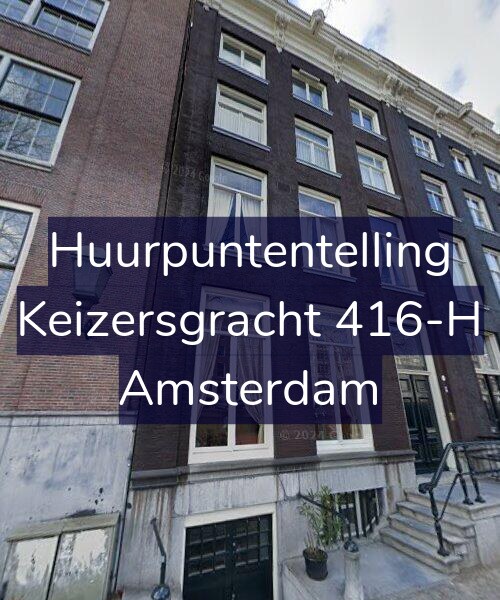 Foto gevel Huurpuntentelling voor Keizersgracht 416-H, Amsterdam