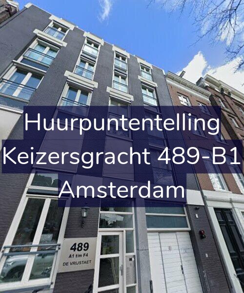 Foto gevel Huurpuntentelling voor Keizersgracht 489-B1, Amsterdam
