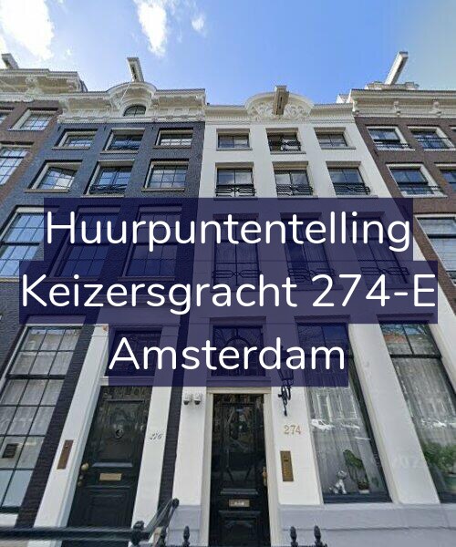 Foto gevel Huurpuntentelling voor Keizersgracht 274-E, Amsterdam