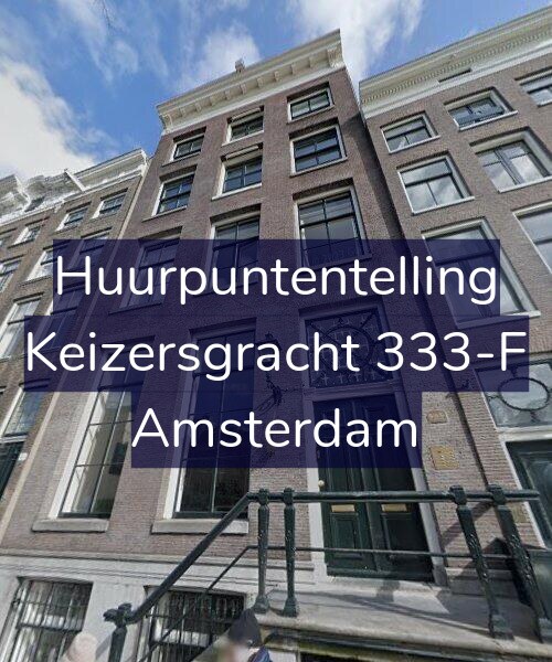 Foto gevel Huurpuntentelling voor Keizersgracht 333-F, Amsterdam