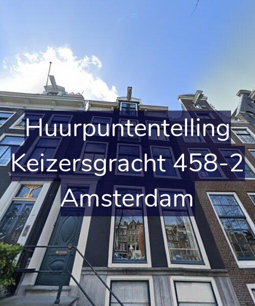 Foto gevel Huurpuntentelling voor Keizersgracht 458-2, Amsterdam