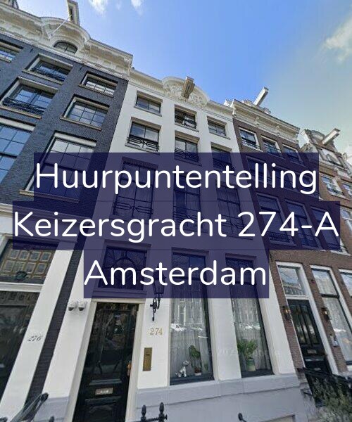 Foto gevel Huurpuntentelling voor Keizersgracht 274-A, Amsterdam