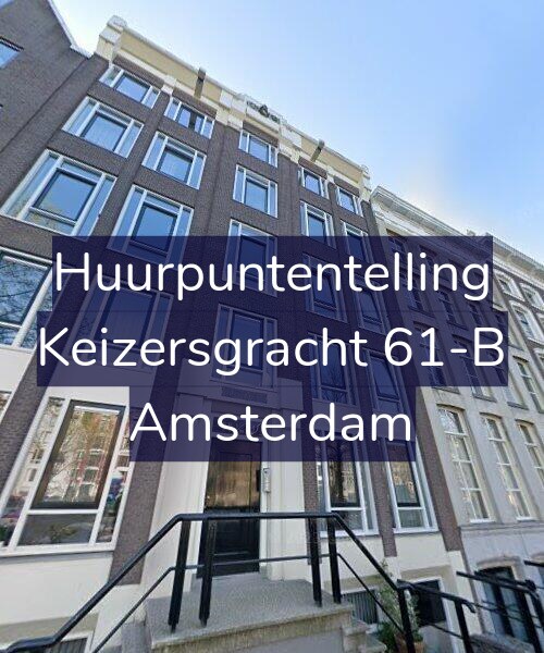 Foto gevel Huurpuntentelling voor Keizersgracht 61-B, Amsterdam