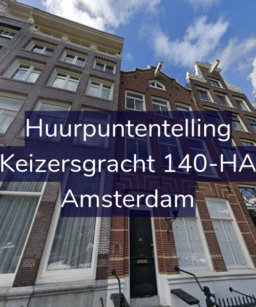 Foto gevel Huurpuntentelling voor Keizersgracht 140-HA, Amsterdam
