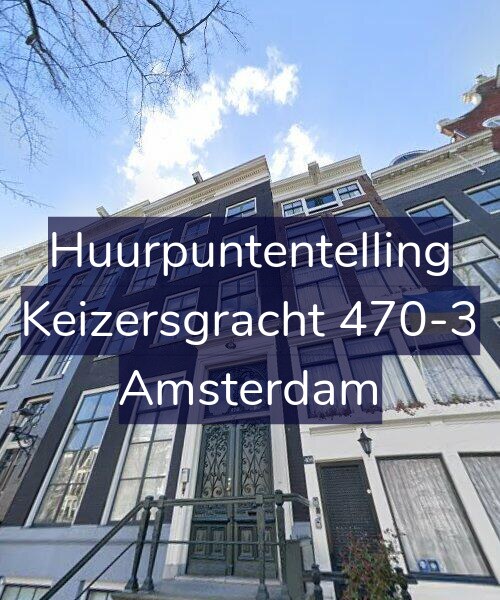 Foto gevel Huurpuntentelling voor Keizersgracht 470-3, Amsterdam