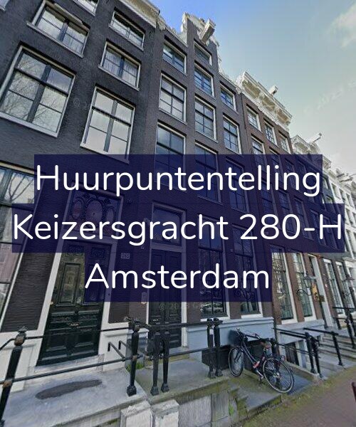 Foto gevel Huurpuntentelling voor Keizersgracht 280-H, Amsterdam
