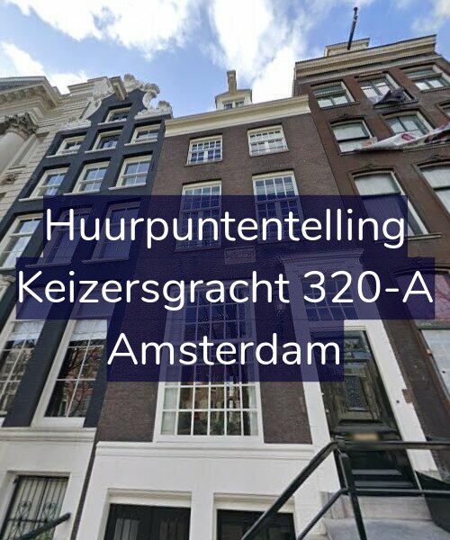 Foto gevel Huurpuntentelling voor Keizersgracht 320-A, Amsterdam