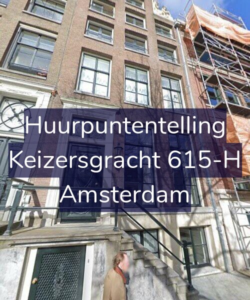 Foto gevel Huurpuntentelling voor Keizersgracht 615-H, Amsterdam