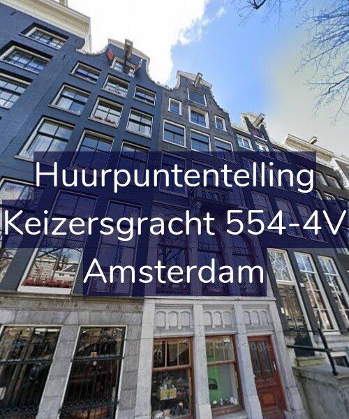 Foto gevel Huurpuntentelling voor Keizersgracht 554-4V, Amsterdam