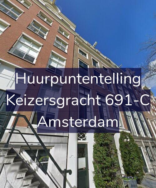 Foto gevel Huurpuntentelling voor Keizersgracht 691-C, Amsterdam
