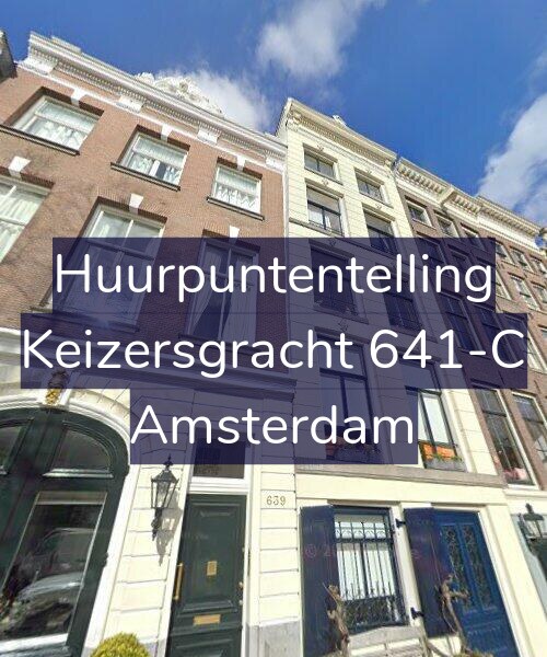 Foto gevel Huurpuntentelling voor Keizersgracht 641-C, Amsterdam